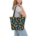 thumbnail image 5 of Goofa Colorful Pineapple Pattern Tote Bags,Large Capacity Bag,Beach Tote with Zipper Closure, Large Capacity and Foam Padding, 5 of 6