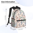 thumbnail image 2 of Easygdp Cute Tennis Racket Mochila Casual para Portátil, Mochila para Escuela, Viajes, Negocios, 2 of 5