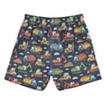 thumbnail image 4 of joogoo Boy Swim Trunks Truck Excavation Vehicle Bathing Beach Board Shorts 2T, 4 of 8