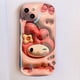 thumbnail image 1 of Funda de teléfono de Anime japonés Sanrio Pochacco para iPhone 14 Pro Max 13 12 11 Pro Max, lindo perro, moda Blu-Ray, silicona suave, cubierta completa Fivean unisex, 1 of 2