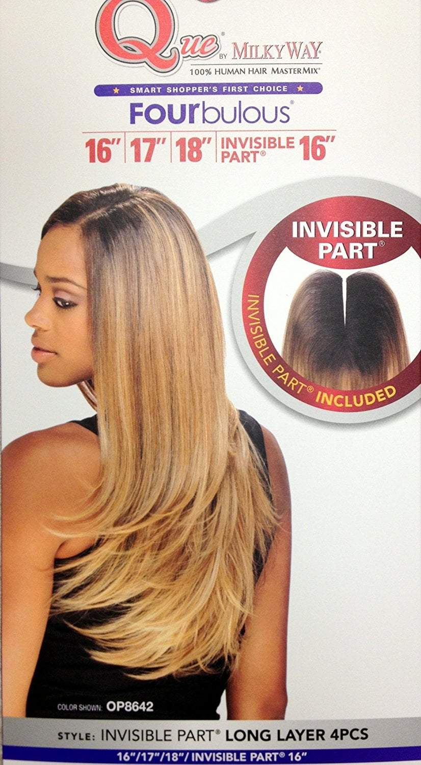 Que By Milkyway Fourbulous Invisible Part Long Layer 4pcs Weaving