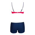 thumbnail image 4 of Women Two Pieces Bathing Top Ruffled With High Waisted Bottom Bikini Set, 4 of 7