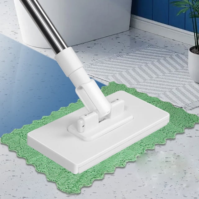 Trapeador desechable para polvo con 4 paños reutilizables
