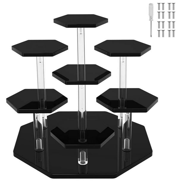 Austok Acrylic Riser Display Stand, Perfume Organizer, for Collections