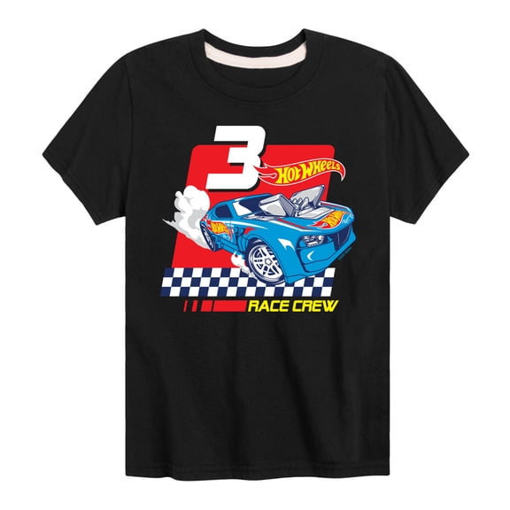 Hot Wheels - Race Crew 3 Yrs - Toddler And Youth Short Sleeve Graphic T-Shirt