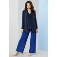 thumbnail image 5 of Roaman's Women's Plus Size Ultrasmooth Fabric Wide-Leg Pant, 5 of 6