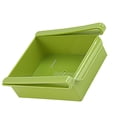 thumbnail image 4 of Cateissary Cajón organizador de nevera ajustable, 1 unidad, cajones extraíbles para nevera, capa espaciadora fresca, estante de almacenamiento, cajón Organizadores de utensilios de cocina verde Cateissary HA6097-02B, 4 of 6