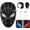 grey, variant on Spider Hero Mask with Moving Eyes and LED Lights, Halloween Cosplay Superhero Mask Costume, Realistic Full Face Cosplay Prop for Christmas & Birthday Parties, Ring Remote