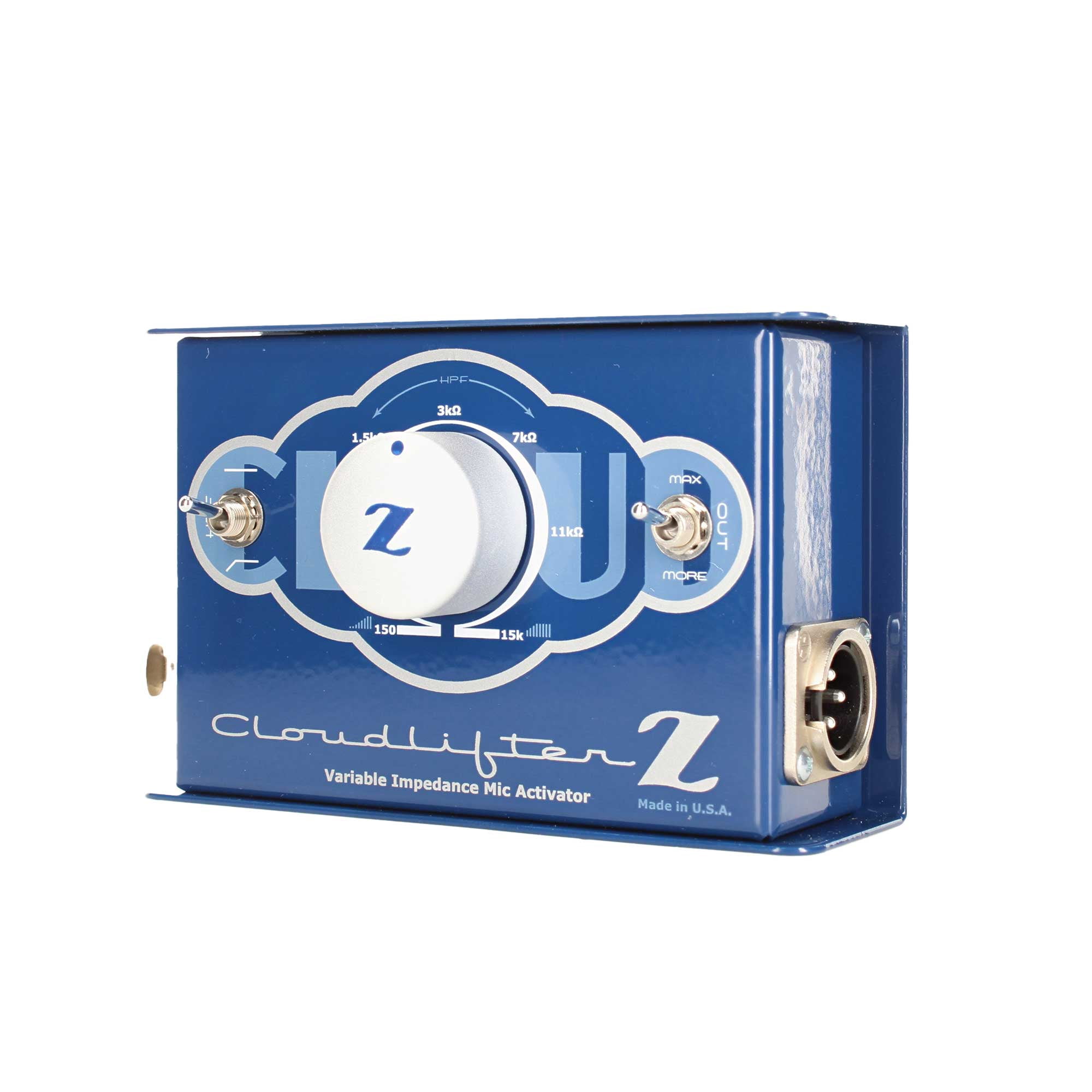 Cloud Microphones Cloudlifter CL-Z - Vari-Z Mic Activator - Ultra-Clean Microphone Preamp Gain Variable Impedance Control + XLR Cable + 6Ave Microfiber Cleaning Cloth + More
