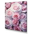 thumbnail image 2 of Designart "Soft Pink Rose Bloom" Roses Canvas Art Print, 2 of 7