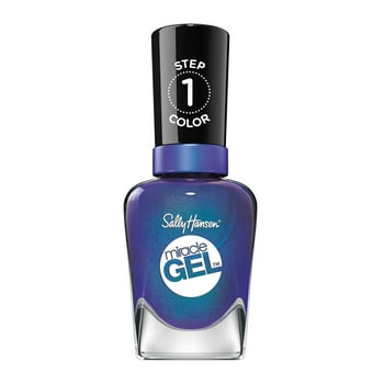 Sally Hansen Miracle Gel Nail Color, Hyp-nautical, 0.5 oz, At Home Gel Nail Polish, Gel Nail Polish, No UV Lamp Needed, Long Lasting, Chip Resistant