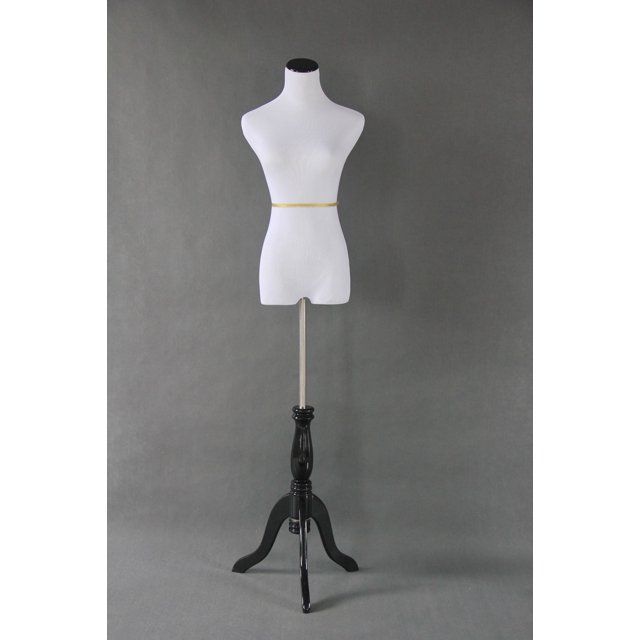 White Female Mannequin Dress & Slacks Form + Tripod Base Black 35"Chest 24"Waist 33"Hips (S) Made by OM