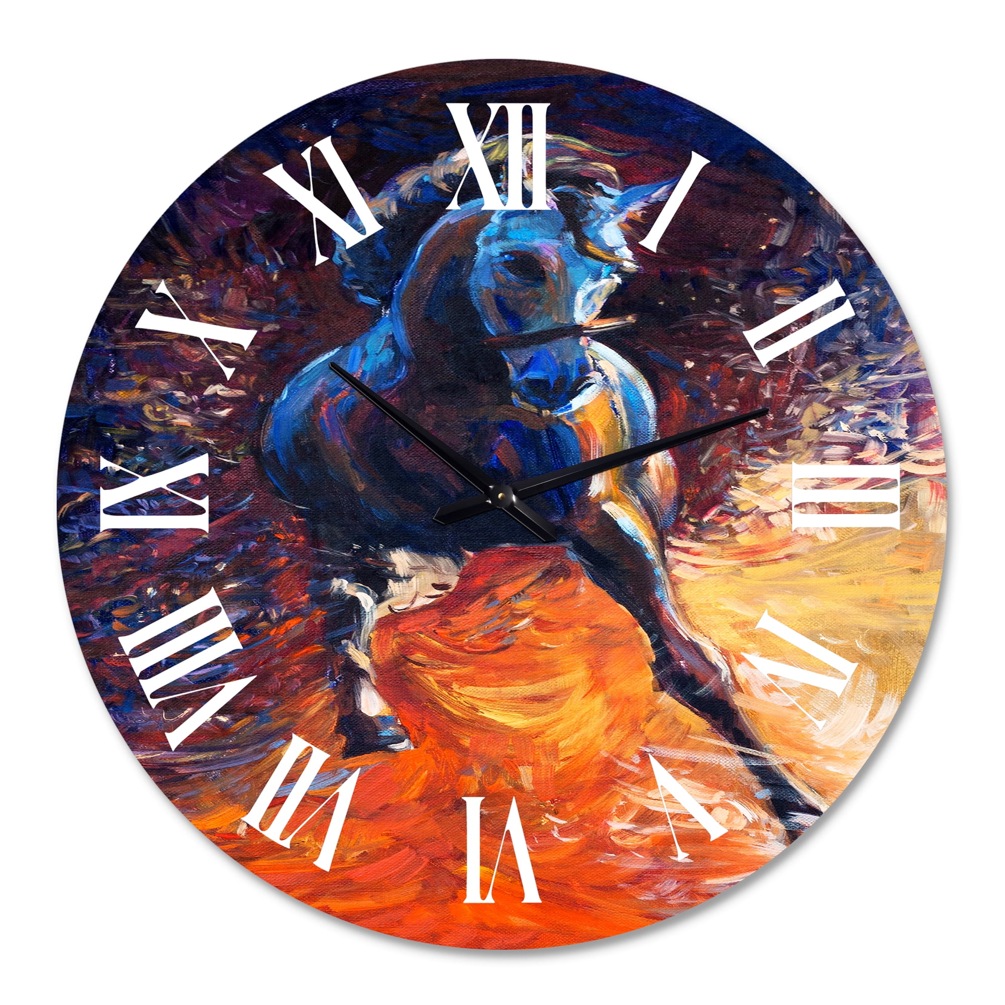 Designart 1 in Farmhouse Wall Clock