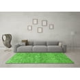 thumbnail image 3 of Ahgly Company Indoor Square Solid Green Modern Area Rugs, 6' Square, 3 of 4