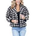 thumbnail image 2 of Pntutb Mujer Suelto Invierno Cálido Clásico Manga Larga Turnover Tie Coat tops Flash Picks Pntutb Pntutb-6198, 2 of 9