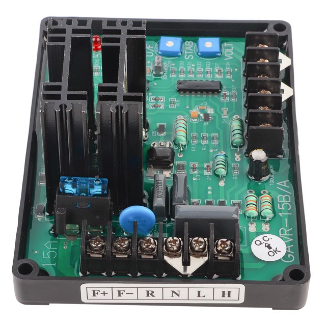 Regulador De Voltaje Automático,Regulador De Voltaje Del Generador,Regulador De Voltaje Grupo Electrógeno Reguladores De Voltaje Alternadores Generadores 170-265V AC GAVR 15A