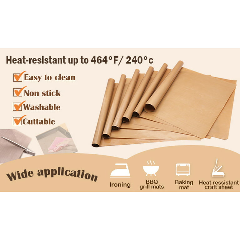 PTFE Sheet for Heat Press Transfer Sheet Non Stick Heat Resistant