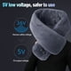 thumbnail image 5 of Bufanda calefactada Irfora Hombres Mujeres Bufanda con calefacción de invierno Masaje vibratorio eléctrico USB Pañuelo suave y cálido Irfora Bufanda calefactada, 5 of 7