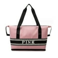 thumbnail image 1 of Bolsa de viaje,Bolsa de fin de semana,Bolsa de mano de lona impermeable para gimnasio,Bolsas de viaje para llevar durante la noche para mujeres con bolsillo húmedo en la funda del carrito,Bolsas de, 1 of 5