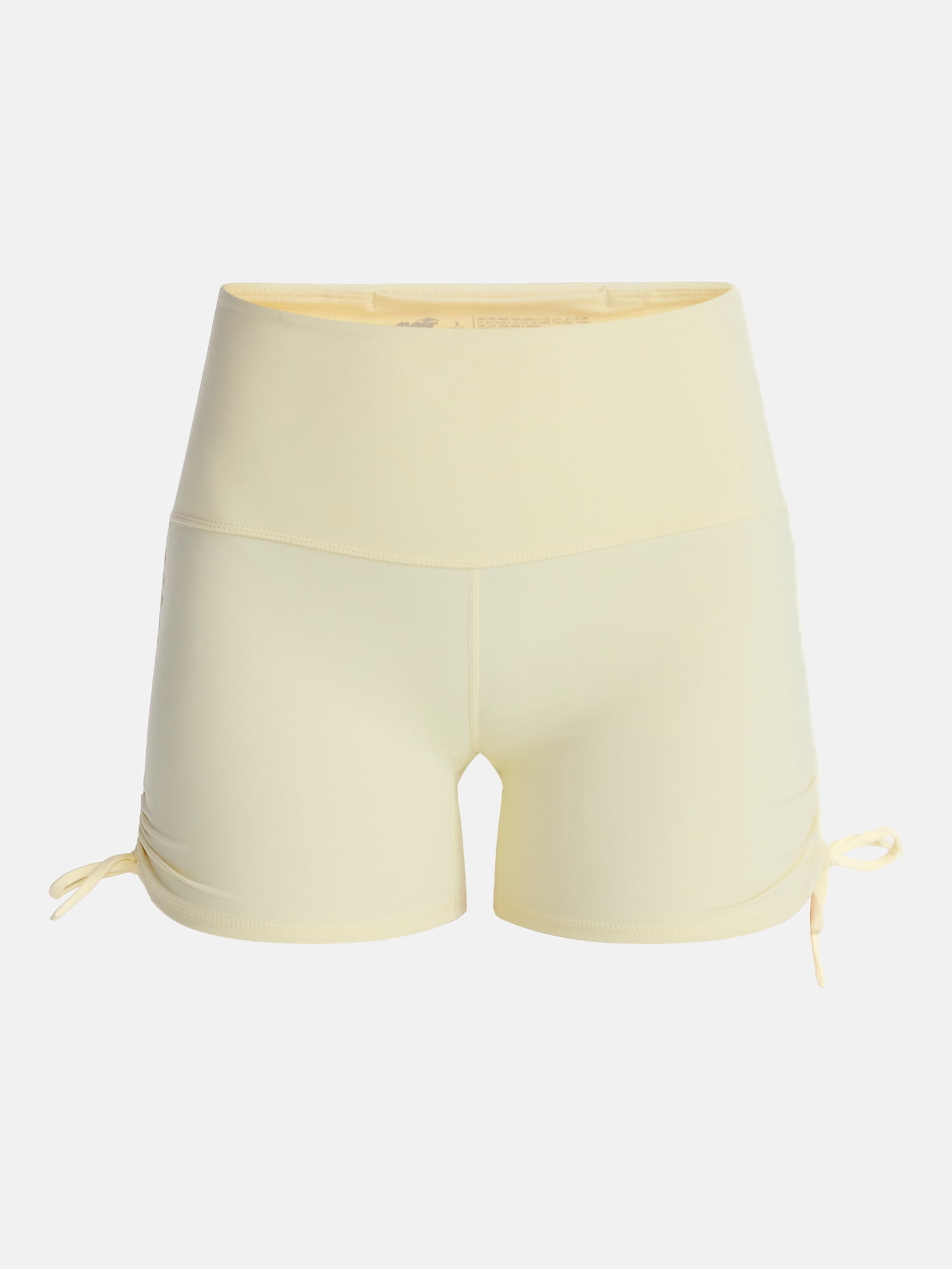Avia Women's Side Ruched Bike Shorts, 4" Inseam, Sizes XS-XXXL