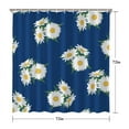 thumbnail image 5 of Waterproof Cute Boho Daisy Shower Curtain 72x72 Inch Boho Style Polyester Unique Shower Curtain for Bathroom Hotel Home Decor with 12 Plastic Hooks, 5 of 5