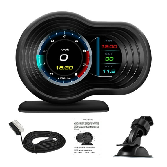 Multifunctional LCD HUD Screen Displays Car LCD Head Up Display Projects for Long Distance Travel