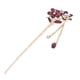thumbnail image 1 of Palillos para el cabello chinos Alfileres de flores de imitación de diamante de cristal para rojo, 1 of 7