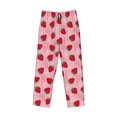 thumbnail image 6 of Uemuo Strawberry Pattern Men's Wide Leg Palazzo Lounge Pants with Pockets Light Weight Loose Comfy Casual Pajama Pants-XX-Large, 6 of 9