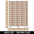 thumbnail image 2 of Keep Trying Dragon Teacher Student School Sticker Set - Brown - Gloss Finish - 1.25" Mini, 2 of 7