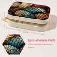 thumbnail image 5 of Pangolin Velvet Portable Travel Organizer with Removable Compartment - Gift! Including Necklace Organizer, Jewelry Stand, and Earring Organizer, 5 of 7