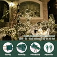 thumbnail image 2 of LAMPHOME Led Christmas Net Lights Outdoor Christmas Decorations Lights 150LED 6ftx4ft, Connectable Outdoor Fairy Mesh String Lights for Party, Holiday, Wedding, Tree, Bushes Decorations (Warm White), 2 of 7