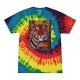 thumbnail image 1 of Wild Bobby, Colorful Painted Tiger, Animal Lover, Tie-Dye Tees, Reactive Rainbow, Large, 1 of 3