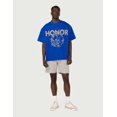 thumbnail image 2 of Honor The Gift Men's Honor Peace Relaxed Oversized Box Fit Tee T-Shirt in Blue (Medium, Blue), 2 of 4