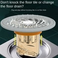 thumbnail image 5 of Floor Drain Core Shower Floor Strainer Cover Toilet Sewer Anti- Abs 1# Transparent, 5 of 5