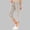 Khaki, variant on Womens Capris with Pockets Loose Fit Casual Drawstring Baggy Petite Pants Lightweight Low Rise Cargo Capris (White M)