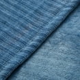 thumbnail image 5 of Mainstays Cozy Chenille Reverse to Plush Soft Couch Throw, Blue Corduroy, Standard Size, 5 of 10