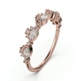 thumbnail image 2 of 1.1Ct Diamond Moissanite Chantilly 10K Rose Gold Wedding Ring, Promise Ring, Anniversary Ring, 2 of 4