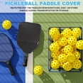 thumbnail image 4 of Funda para pala de pickleball Uxcell 12.2x9.4 pulgadas, funda de neopreno con correa de transporte, negra, 4 of 7