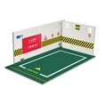 thumbnail image 2 of Modelo de estacionamiento a escala 1:24 Perfecl telón de fondo de PVC Verde, 2 of 8
