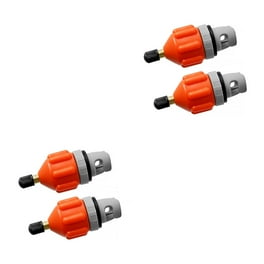 Adaptateur De Pompe SUP 5-en-1 Avec 4 Buses – Pour Kayak, Paddle, Canoë, Bateau Gonflable – Rouge, Léger Et Résistant