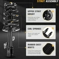 thumbnail image 5 of Struts and Shocks Front Complete Assembly for 2011-2016 Hyundai Elantra, Struts and Shocks with Coil Springs, Durable, Easy to Install, OE Dirct Replace - 172709 /172708, 5 of 6