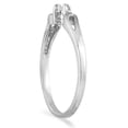 thumbnail image 2 of SZUL Women's Diamond Promise Ring in 10K White Gold (J-K-L Color, I2-I3 Clarity), 2 of 4