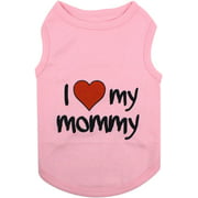 Dog Cat Clothes Tee Shirts Mommy'S Boy T-Shirt, S