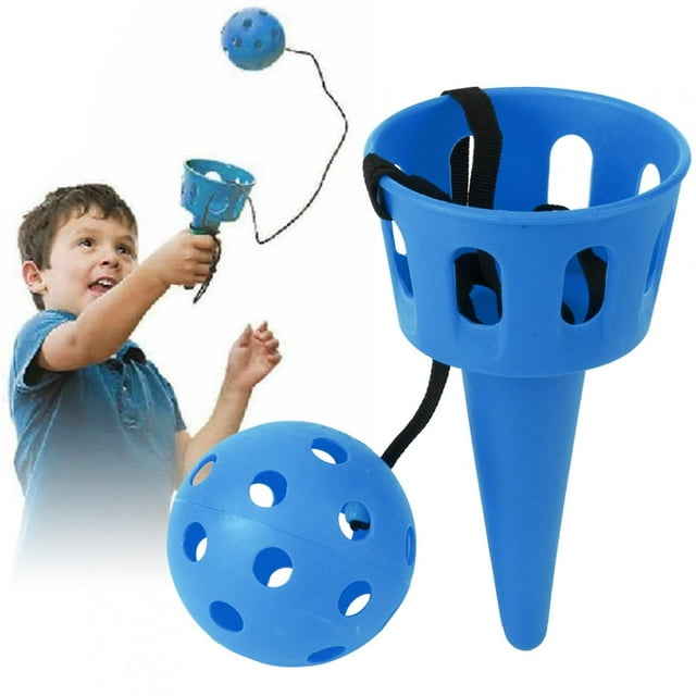 Equipo de entrenamiento para niños Throw and Catch Ball Scoop Toss Set para niños Entrenamiento al aire libre Azul Khall Tendencias