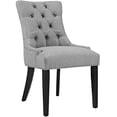 thumbnail image 2 of Silla auxiliar de comedor Modway Regent tapizada en gris claro, 2 of 5