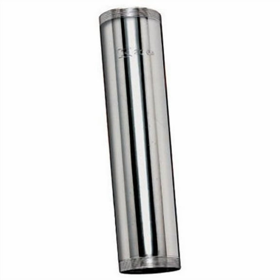 Plumb Pak Tube, Threaded on Both Ends - Chrome - 1.25 in x 12 in