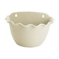 thumbnail image 3 of Maceta de flor para colgar en pared, macetero de pared, cubo, barandilla, maceta para bonsái para balcón Beige, 3 of 8