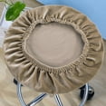 thumbnail image 2 of 5x Fundas De Asiento De Silla De Comedor De Boda Elásticas De Terciopelo Suave Caqui 6 piezas, 2 of 8