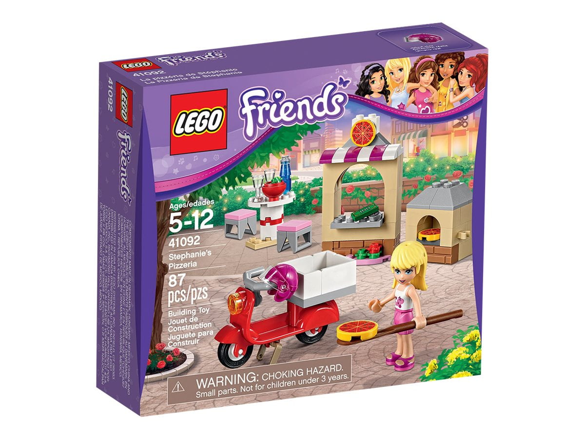 tilfredshed Lav en seng Bemyndigelse LEGO Friends 41092 - Stephanie's Pizzeria - Walmart.com