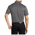 thumbnail image 2 of Yellow Rooster Mens Short Sleeve Eclipse Stretch Polo Shirt Shadow Grey 3XL, 2 of 7